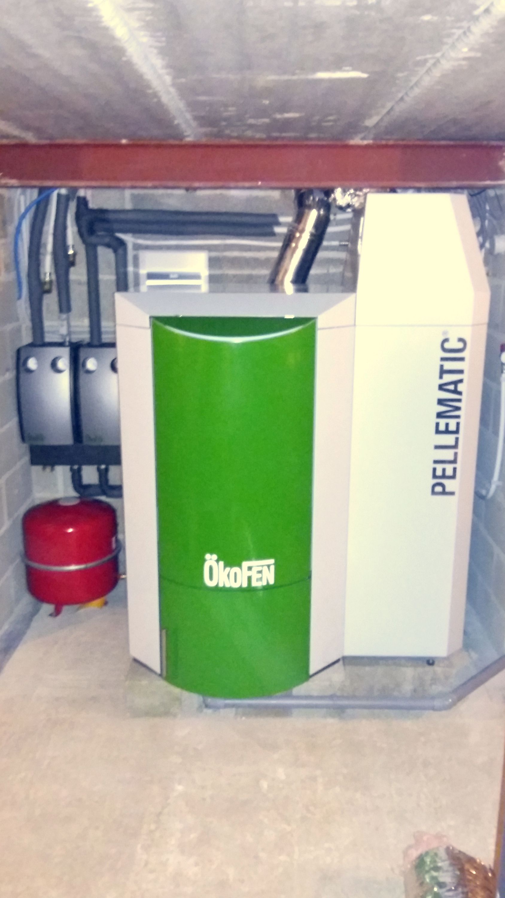 Installation chaudière à pellets Okofen Pellematic Energreen