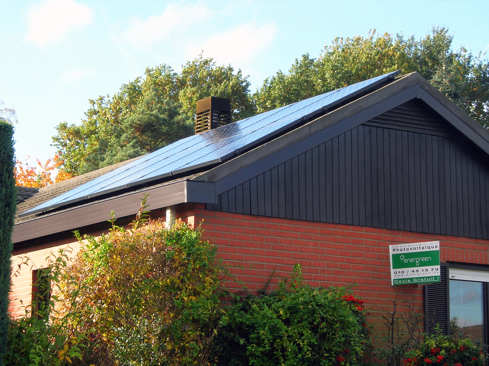 Installation panneaux photovoltaïques Sunpower Energreen