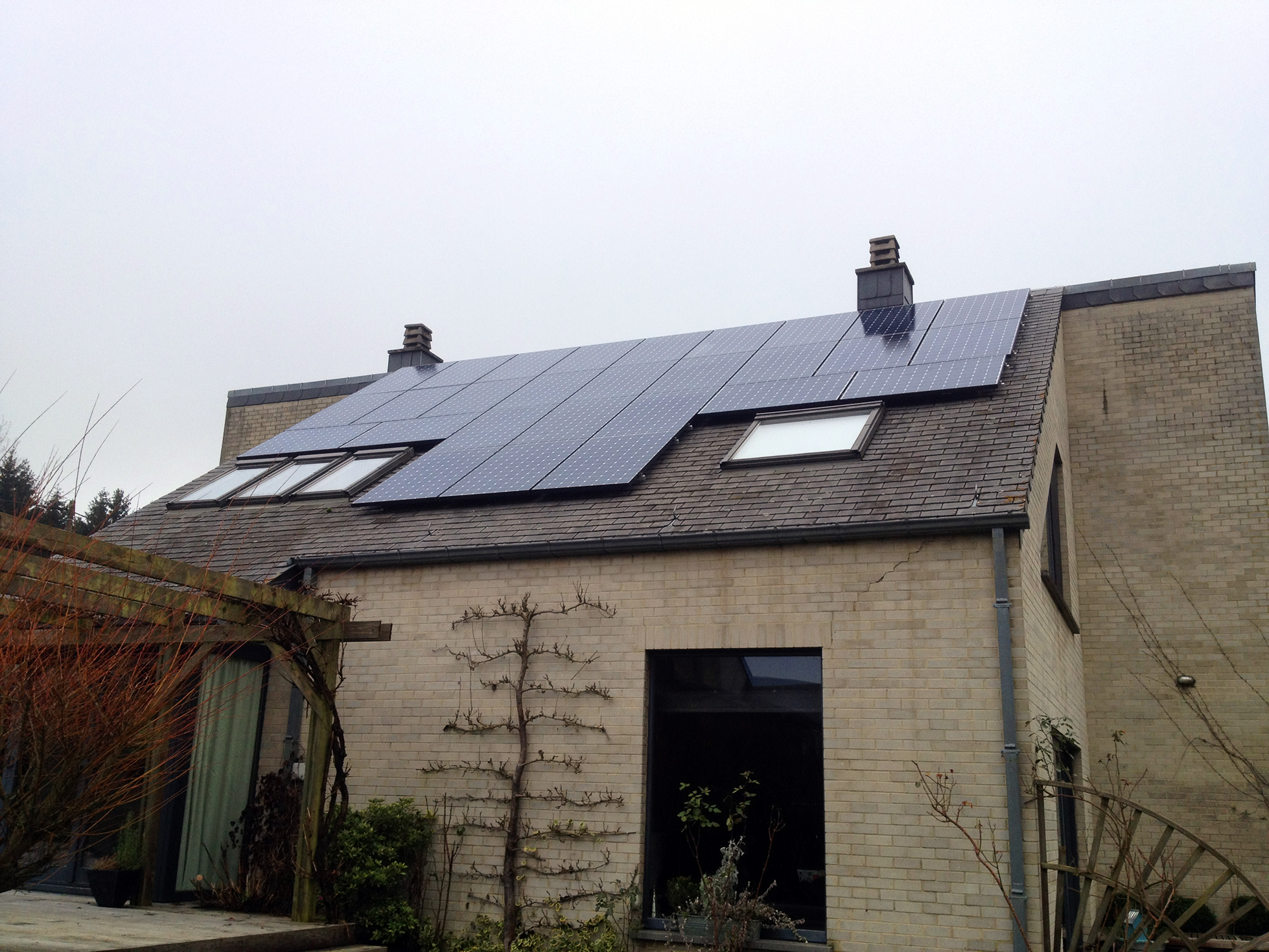 Installation panneaux photovoltaïques Sunpower Energreen