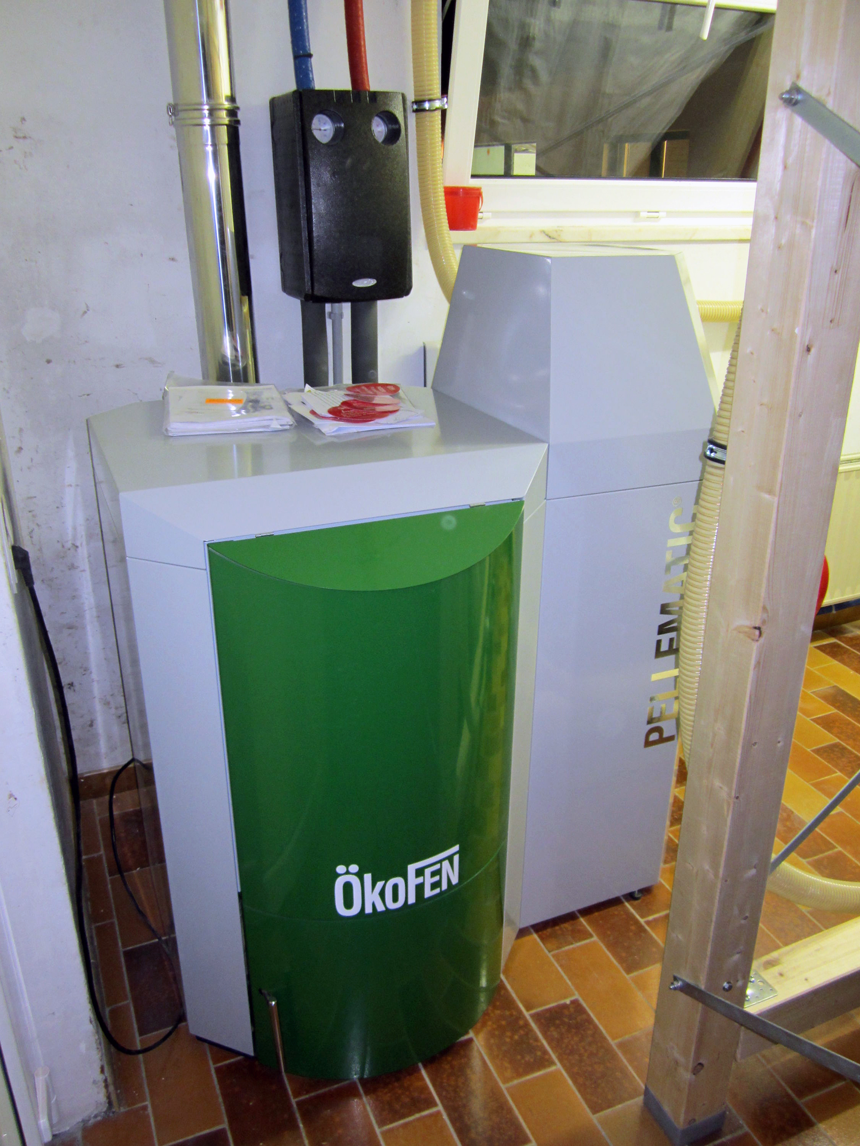 Pelletketel installatie Okofen Energreen