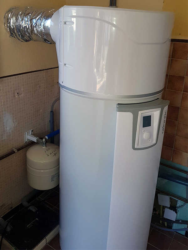 Installation boiler thermodynamique Atlantic Energreen