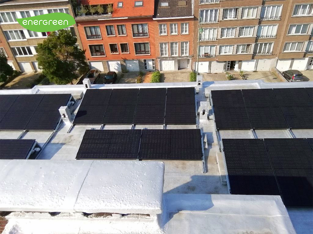 Fotovoltaïsche zonnepanelen installatie Label Black Energreen