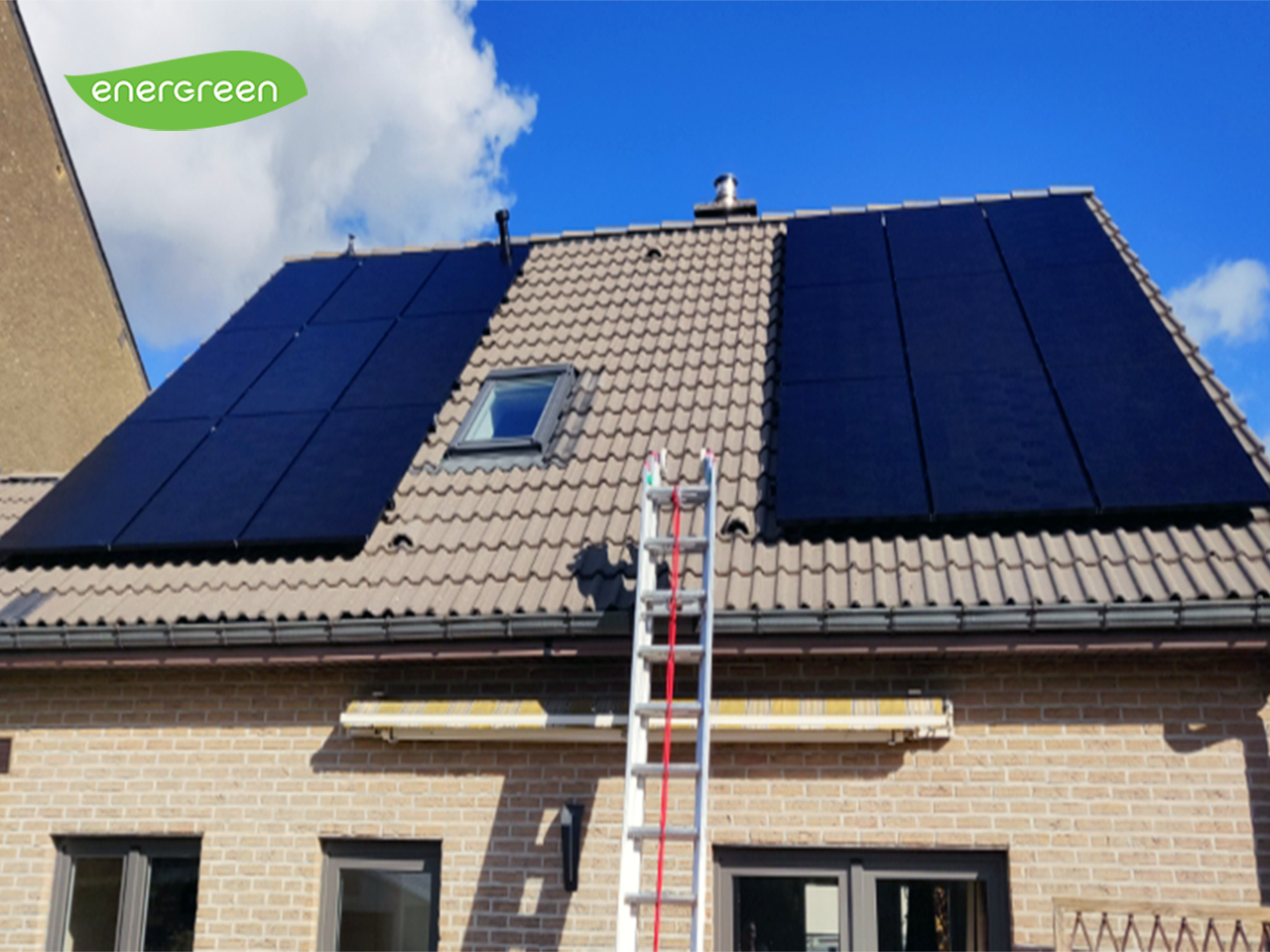 Fotovoltaïsche zonnepanelen installatie Sunpower Performance P3 325 Black Energreen